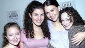 Little Women Press Rehearsal - Amy McAlexander - Jenny Powers - Sutton Foster - Megan McGinnis