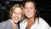 Two very funny ladies together! Rosie O’Donnell was also a fan of Broadway.com video blogger Jackie Hoffman’s last hit show, Xanadu. 