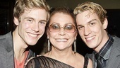 Elizabeth Ashley has double the fun with her stage sons, Zachary Booth and Preston Sadleir. 