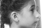 Billy Elliot Ballet Girls Open Call – b&w girl #47 with headshot