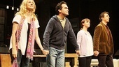 Laura Linney, Brian d’Arcy James and Eric Bogosian enjoy their second Time Stands Still opening night curtain call, while newcomer Christina Ricci takes her first Broadway bow. 