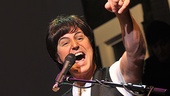 Paul McCartney (Joey Curatolo) gets the audience in on the fun during sing-a-long favorite “Hey Jude.”