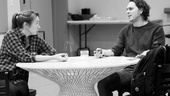 Other Desert Cities Rehearsal – Elizabeth Marvel – Thomas Sadoski (table)