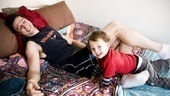 Nothing like a few father-son laughs to start the day off right. 