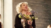 Carol Kane as Mrs. Lily Mortar and cast in The Children's Hour.