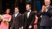 How to Succeed Opening Night – Rose Hemingway – Daniel Radcliffe – Rob Ashford – John Larroquette (curtain call)