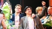 Catch Me If You Can Opening Night – Aaron Tveit – Norbert Leo Butz (curtain call)