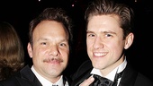 Catch Me If You Can Opening Night – Norbert Leo Butz – Aaron Tveit (pointing)