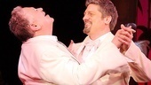 Christopher Sieber takes Harvey Fierstein for an anniversary twirl courtesy of that "Song on the Sand."
