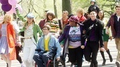 Glee Central park - cast