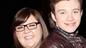 Glee Cast at Sister Act – Ashley Fink – Chris Colfer