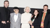 Carol Channing and husband Harry Kullijian join the film's co-producer Harlan Boll, director Dori Berinstein and editor Adam Zucker. 