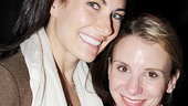 Broadway vets Laura Benanti and Sarah Saltzberg give us a smile.