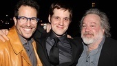 IHO star Michael Esper is surrounded by his American Idiot director, Michael Mayer, and producer Tom Hulce.