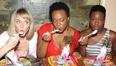 We bet the Divas' taste buds were in a boogie wonderland as they sample the elaborate Serendipity sundaes.