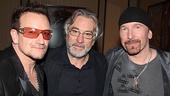 Spider-Man opening – Bono – Robert De Niro – The Edge