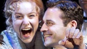 Mara Davi as Alice, Rebecca Luker as Duchess Lamberti, Jay Jaski as Lorenzo, Jill Paice as Grazia, Max von Essen as Corrado Montelli, Michael Siberry as Duke Lamberti and Alexandra Socha as Daisy Fenton in Death Takes a Holiday.