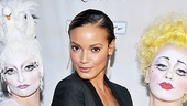 Zarkana opening night – Selita Ebanks and clowns