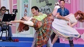 Seaweed Stubbs (Corbin Bleu) sweeps Penny Pingleton (Diana DeGarmo) off her feet. 