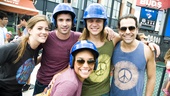Hair Cast at Mets Game – Laura Dreyfuss – Paris Remillard – Matt De Angelis – Steel Burkhardt – Emmy Raver-Lampman