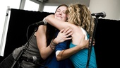 Group hug! You sound great, ladies.