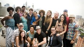 Hair Cast at Mets Game – group shot penthouse