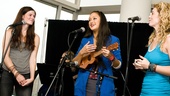 Allison Case and Kacie Sheik join Kaitlin Kiyan (on ukulele) for a three-part version of “Somewhere Over the Rainbow.”