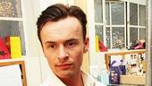 The star gets dressed for another demanding performance (27 songs!) as Frankie Valli.
