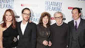 <i>Relatively Speaking</i> Opening Night -  Marlo Thomas – Ethan Coen – Elaine May – Woody Allen – Steve Guttenberg