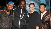Original Broadway stars James Monroe Iglehart, J. Bernard Calloway and Derrick Baskin welcome Adam Pascal to Memphis. 