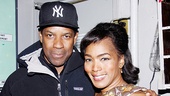 Denzel Washington couldn't be prouder of his Malcolm X co-star Angela Bassett in her Broadway return. 
