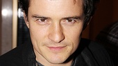 Movie star Orlando Bloom makes a low-key entrance. 