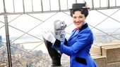 Mary Poppins’ Steffanie Leigh heads to the top of the Empire State Building to take in the “Supercalifragilisticexpialidocious” view.