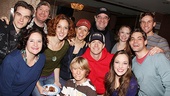 <i>Bonnie & Clyde</I> Birthday Pizza Party – the cast of <i>Bonnie & Clyde</i>