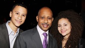 <i>Stick Fly</i> Opening Night – Ruben Santiago-Hudson and kids