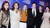 Debra Messing, Mariska Hargitay, Hilary Swank and Connick’s wife, Jill Goodacre, provide star-studded support to Harry Connick Jr. and Jessie Mueller on opening night.