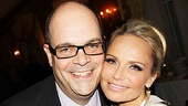Brad Oscar shares a pic with Kristin Chenoweth before taking the stage in a comic bit as a frustrated director.