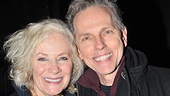 Betty Buckley shares a happy snapshot backstage at the Lucille Lortel with Carrie lyricist Dean Pitchford. 