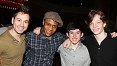 Newsies- Michael Fatica, Ephraim M. Sykes, Andy Richarson and Mike Faist 
