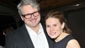 Celia Keenan-Bolger gets a squeeze from her husband, Tony-nominated Broadway vet John Ellison Conlee.
