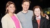 Tony Goldwyn and his daughter Anna congratulate Tribes star Mare Winningham, who co-starred with Goldwyn in the 1996 film The Boys Next Door.