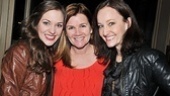 It’s a Bonnie & Clyde reunion for Laura Osnes, Mare Winningham and Melissa van der Schyff, who co-starred in the La Jolla Playhouse production before it headed to Broadway. 