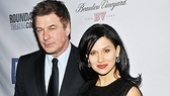 30 Rock star Alec Baldwin and his girlfriend Hilaria Thomas enjoy the gala.