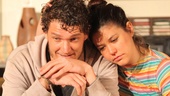 Gabriel Ebert as Leo and Zoë Winters as Bec in 4000 Miles.