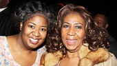 NaTasha Yvette Williams is thrilled to meet a singing inspiration, Aretha Franklin.