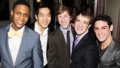 Newsies – Opening Night – Ephraim Sykes – Alex Wong – Ryan Breslin – Evan Kasprzak – Tommy Bracco