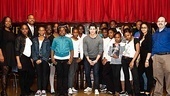 How to Succeed – Nick Jonas School Visit – Nick Jonas – students