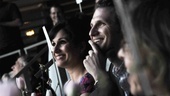 Favorite Replacement nominee Stephanie J. Block and her husband, actor Sebastian Arcelus, enjoy the show.