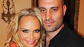 The Tony- and Emmy-winning star happily poses with security pro Carmine Lucariello.