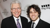 Two foreign recipients share a smile: Last year’s honoree Tony Sheldon (Priscilla Queen of the Desert) and Josh Young, honored this year for Jesus Christ Superstar.